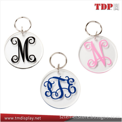 Manufacturer Acrylic Resin Photo Insert Keychain, Acrylic Keyring, Blank Acrylic Keychain for Promotional Gifts